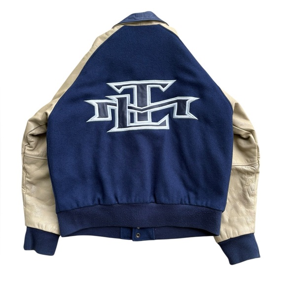 Rare VTG 90s Nike Teams Toronto Maple Leafs Wool Blend/Leather Mens Size Small - Picture 6 of 16